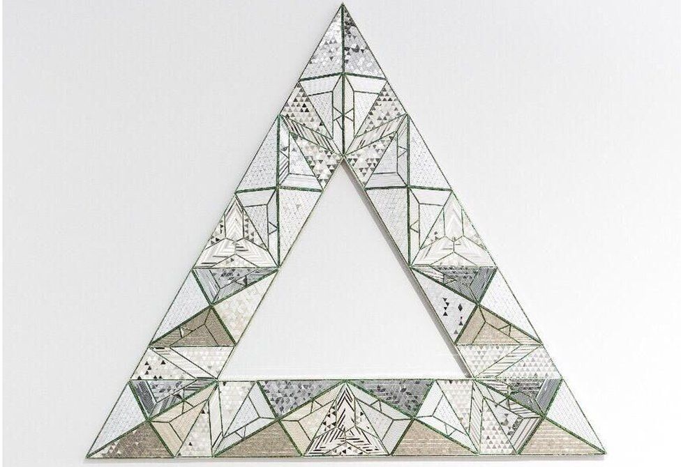 Triangle, by Monir Shahroudy Farmanfarmaian