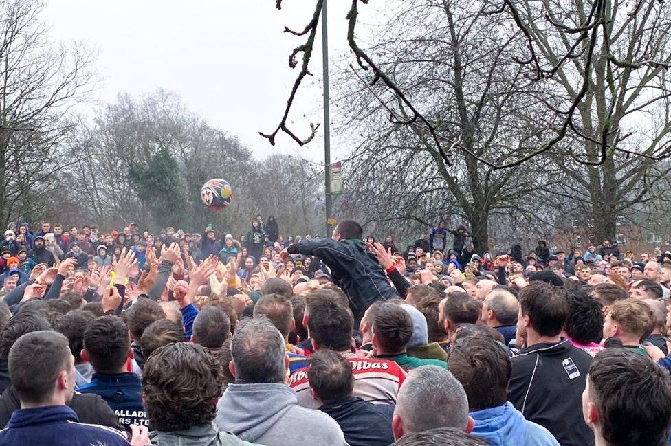 Day two of Shrovetide Football 2022