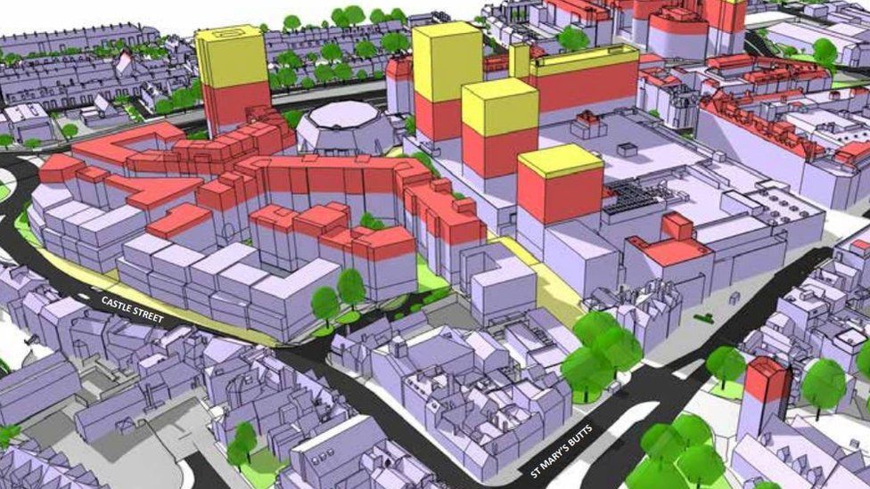 Plans to reconnect historic Reading town centre released BBC News