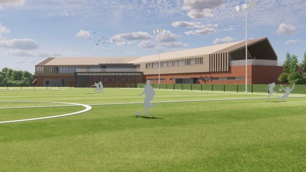 artist impression of the new training facility