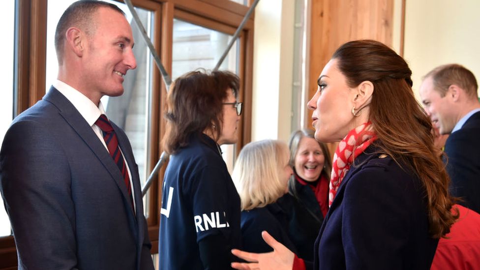 Paul O'Dwyer with Catherine Middleton