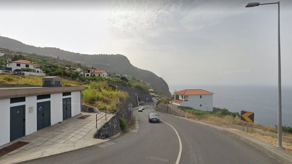 Road by the sea in Madeira