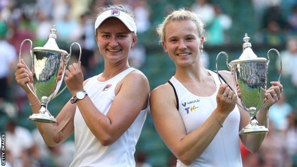 Wimbledon: Barbora Krejcikova And Katerina Siniakova Win Second Women's ...