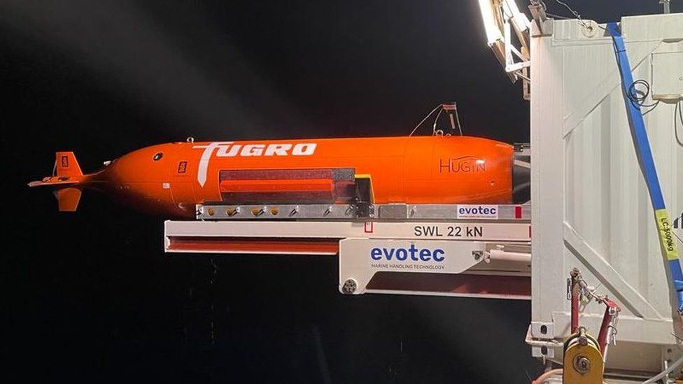 Fugro autonomous underwater vehicle (AUV)