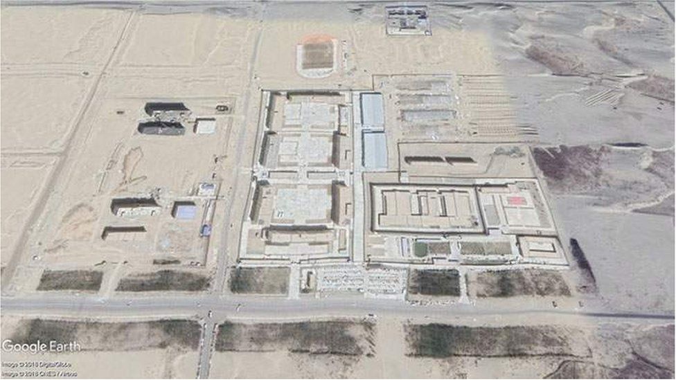 Спутниковый снимок лагеря, где, по его словам, содержался Абдесалам