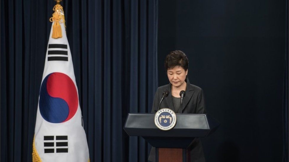 South Korea's President Park Geun-Hye (4 Nov 2016)