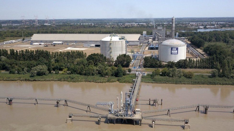 Ammonium nitrate production in France