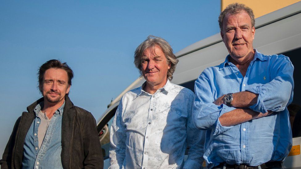 Richard Hammond, James May and Jeremy Clarkson