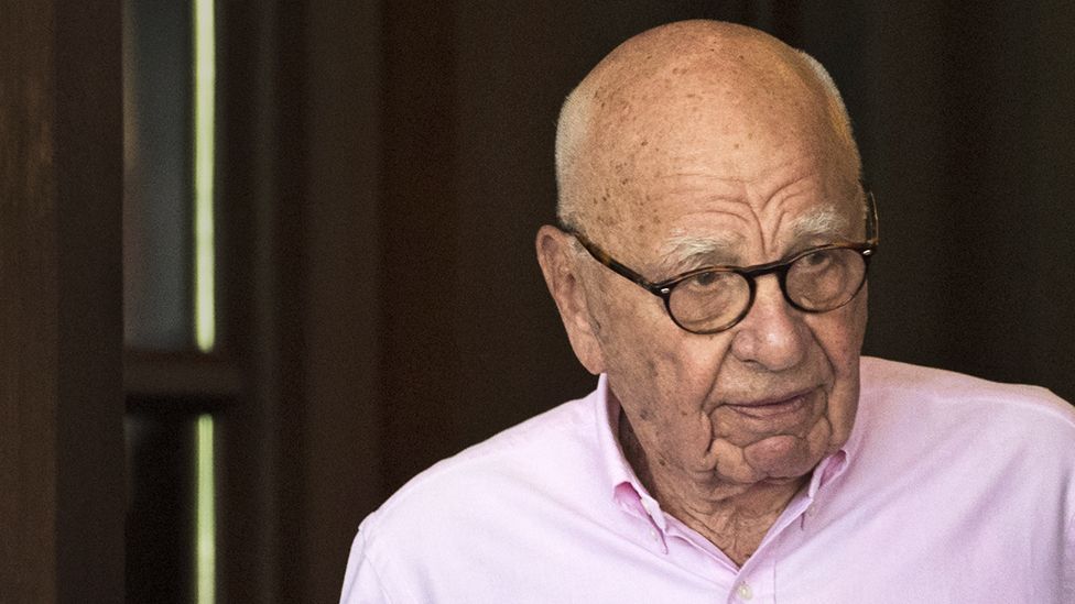 Rupert Murdoch arrives at the Sun Valley Resort of the annual Allen & Company Sun Valley Conference, July 10, 2018 in Sun Valley, Idaho