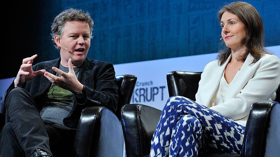 Cloudflare founders Matthew Prince and Michelle Zatlyn