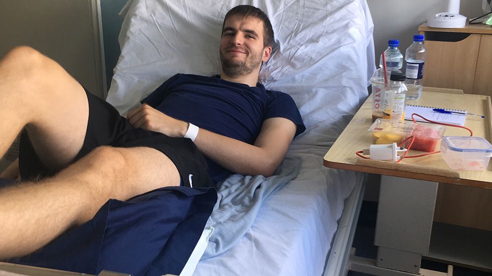 Daniel Payne in hospital