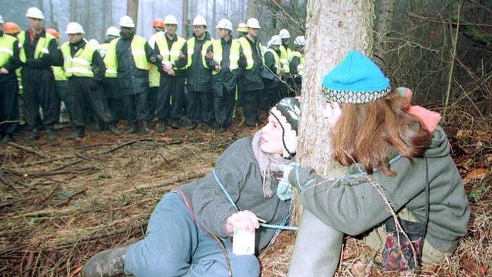 Newbury Bypass protests 1996