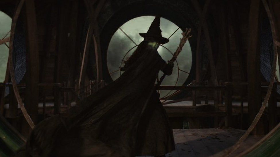 A promotional image from the new Wicked film