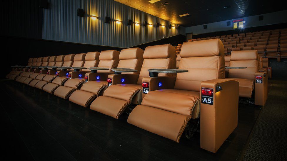 A Studio Movie Grill auditorium
