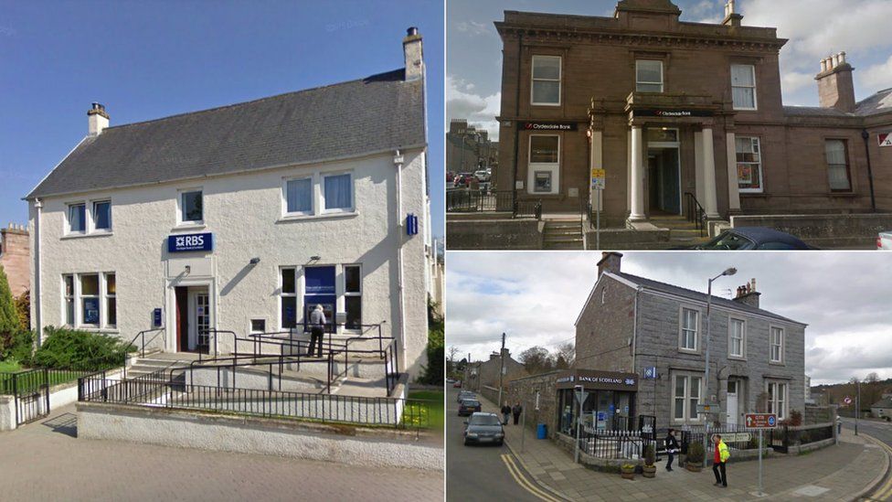 Former banks in Beauly, Stonehaven and Dalbeattie