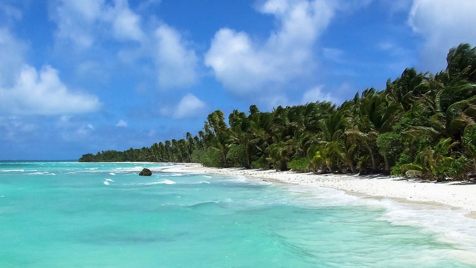 A beach in the Marshall Islands