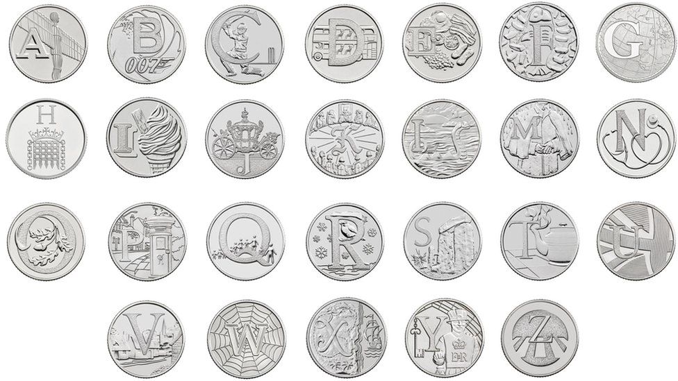 New 10p coin designs