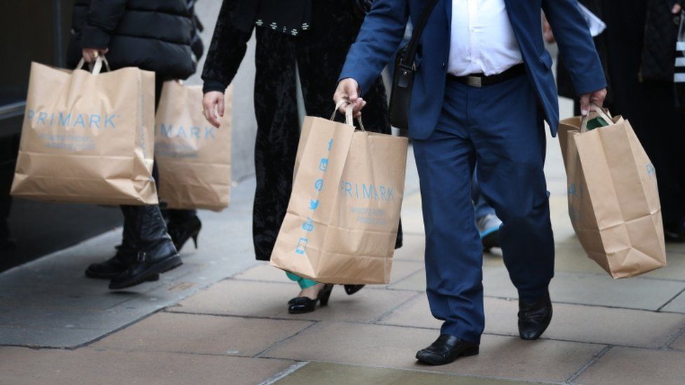 Shoppers with bags