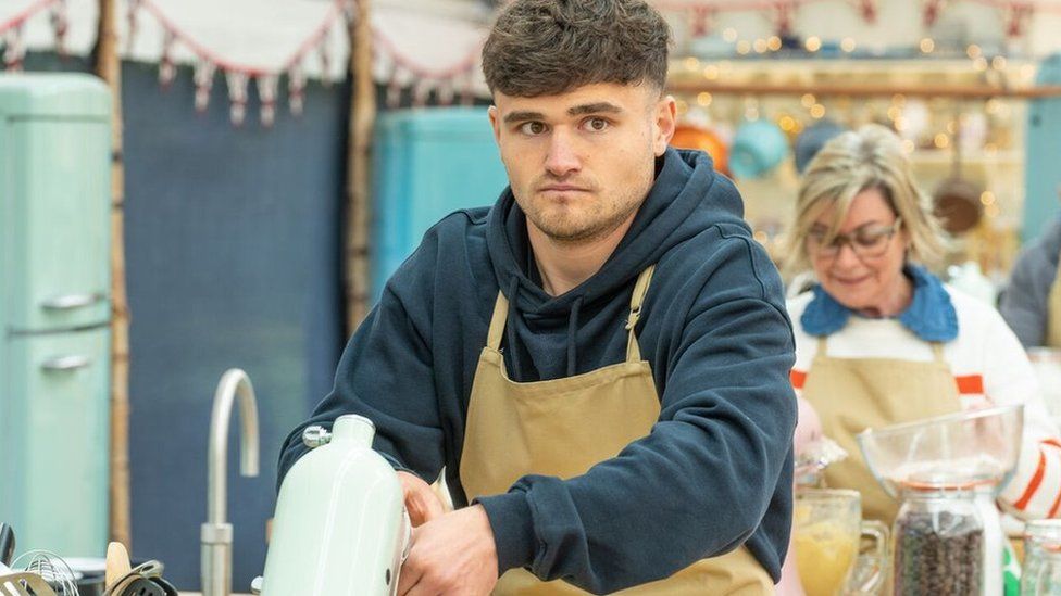 Matty Edgell in The Great British Bake Off tent
