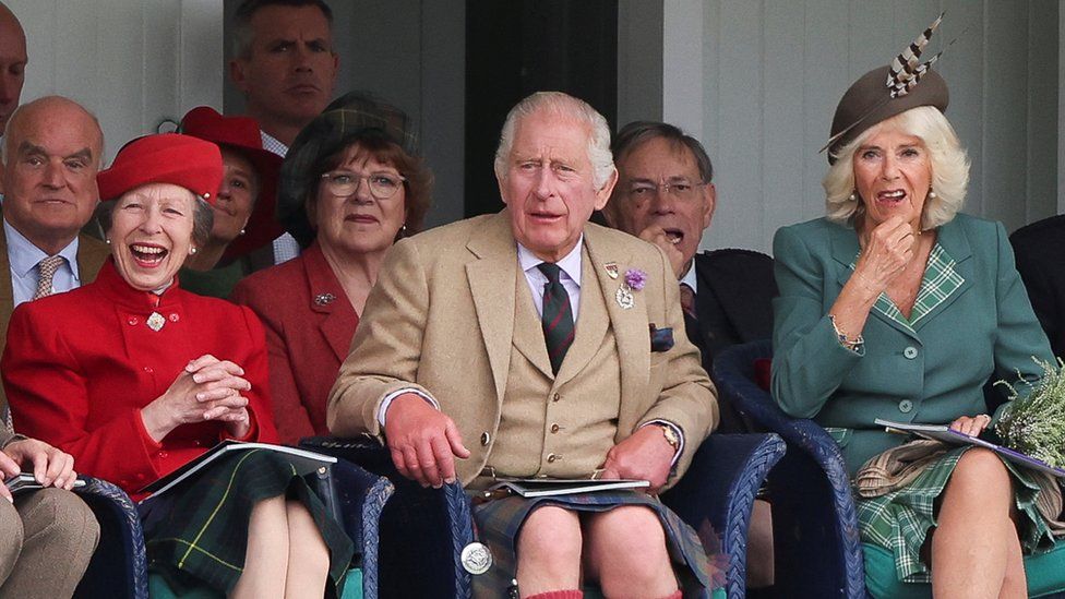 Princess Royal, King Charles and Queen Camilla