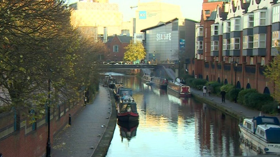 Canal in Birmingham