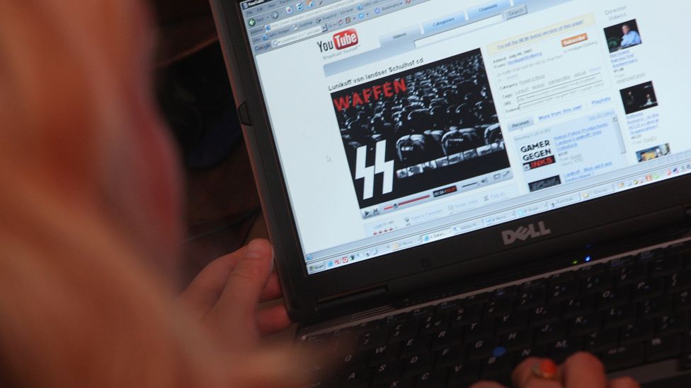 Neo-Nazi propaganda on YouTube - file pic