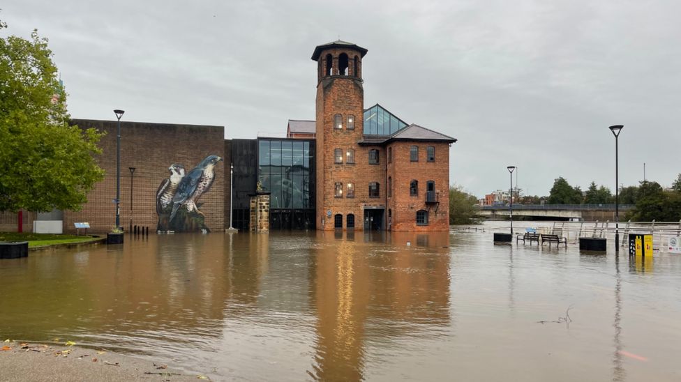 Storm Babet: 'We don't sleep at night when there's heavy rain' - BBC News