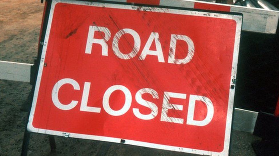 Powys A479 Pengenffordd road shuts for landslip repair work - BBC News