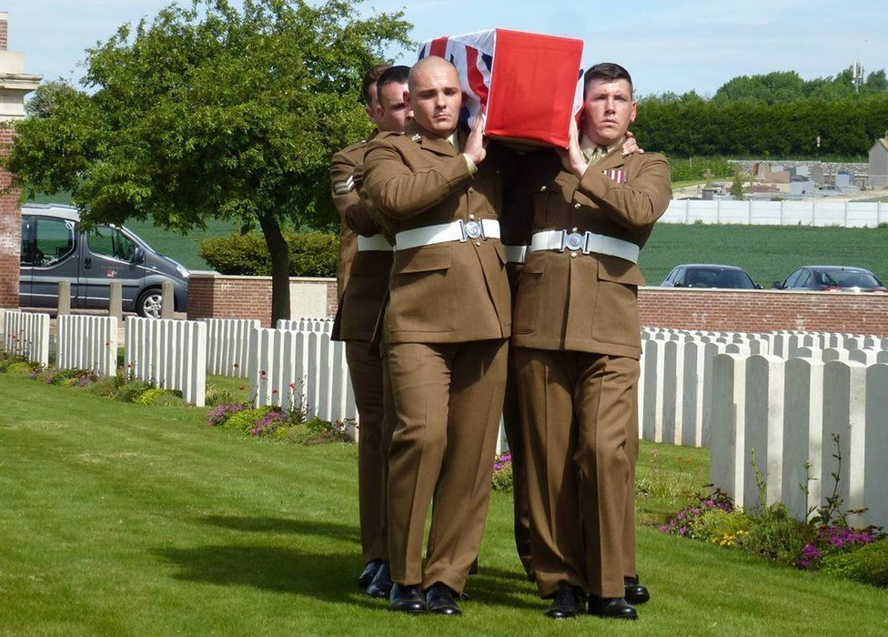 Reburial of Private Henry Parker