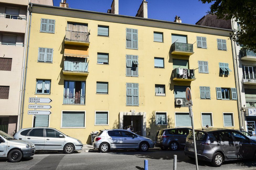 Apartment block on Route de Turin, in Nice