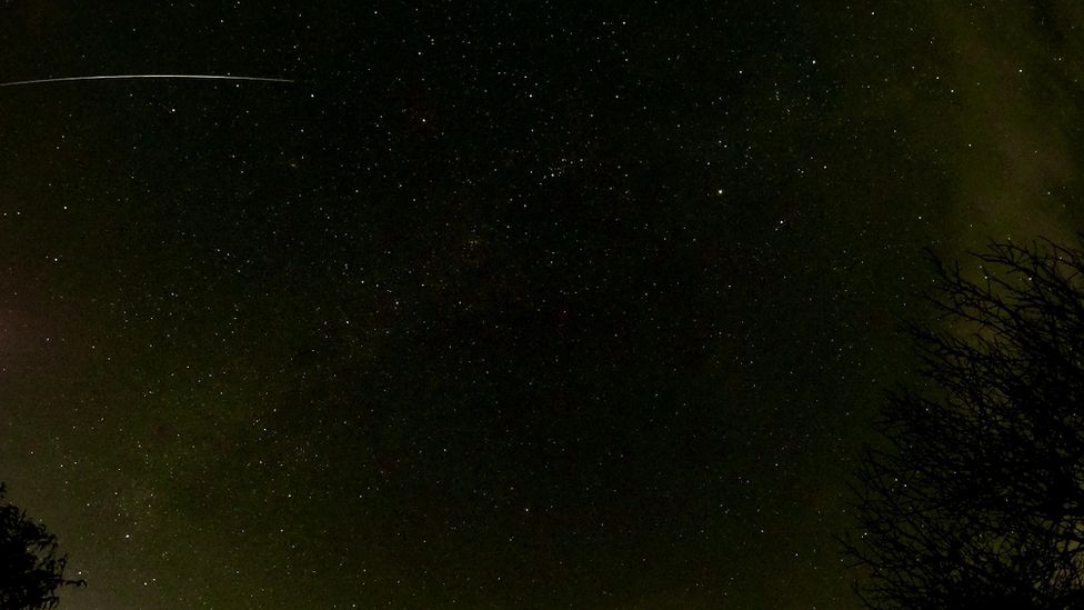 Geminid meteor shower seen in Elham, Kent