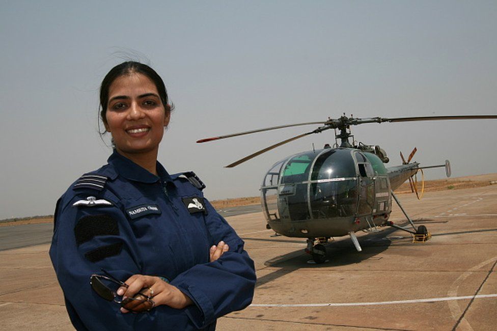 Squadron leader Namrita Chandi Naidu, the senior-most woman pilot in the Indian Air Force