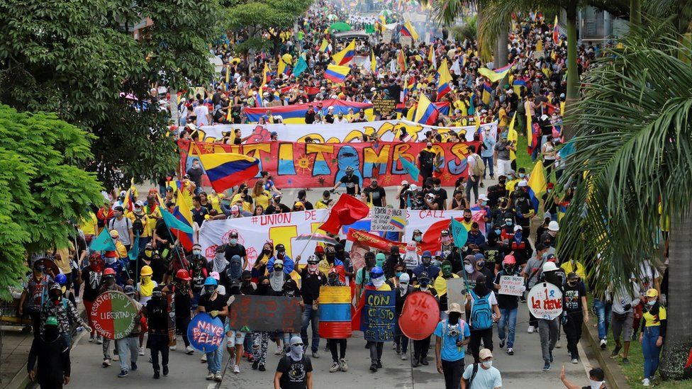 Protest in Cali, Colombia (28 May)