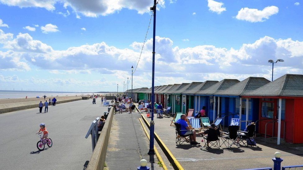 Mablethorpe beach huts set for £110,000 makeover BBC News