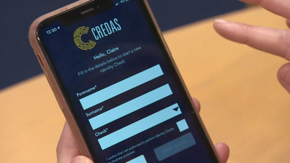 Credas ID Check app