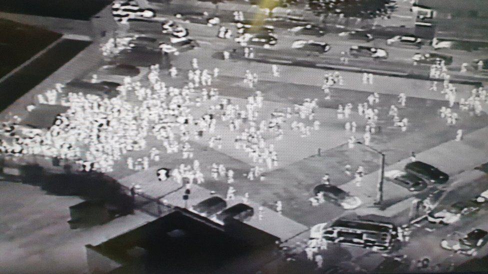 Covid: Police break up rave under M6 motorway bridge - BBC News