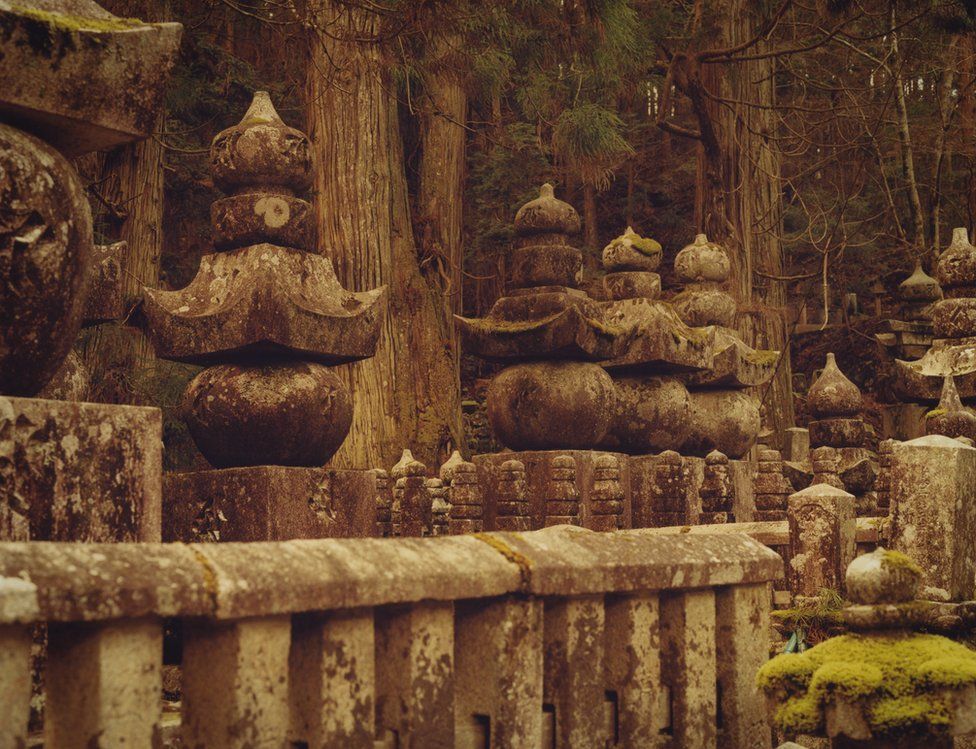 Rows of shrines