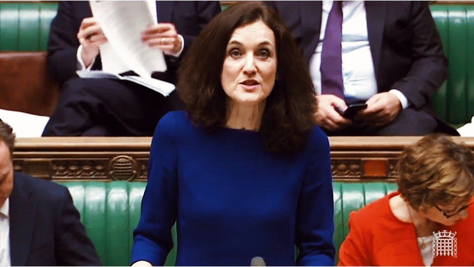 Theresa Villiers in the House of Commons (Image courtesy of UK Parliament)