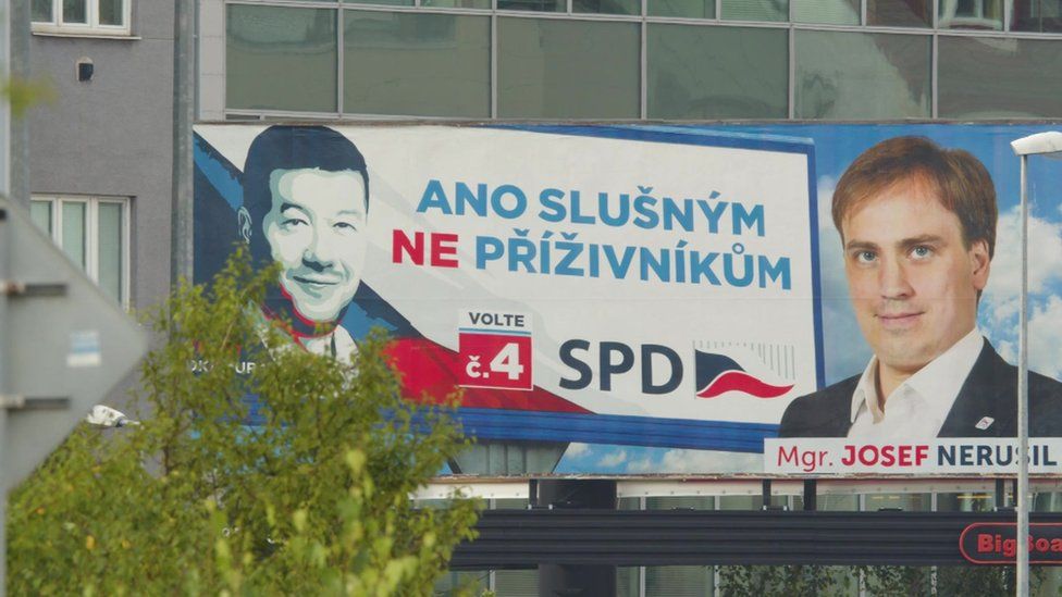 Poster for Czech far right
