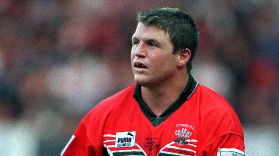Scott Gibbs played for Wales at the 1995 Rugby League World Cup