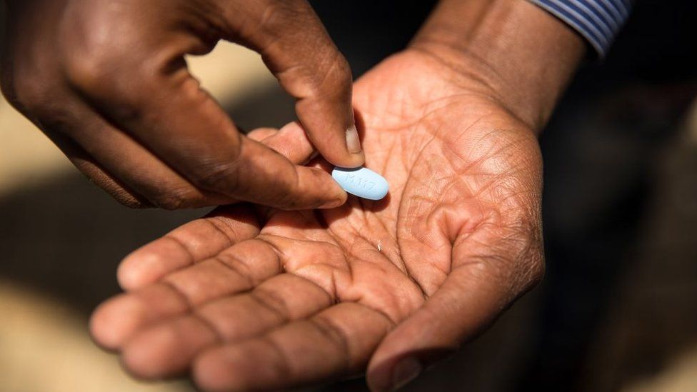 Image shows a HIV PrEP drug