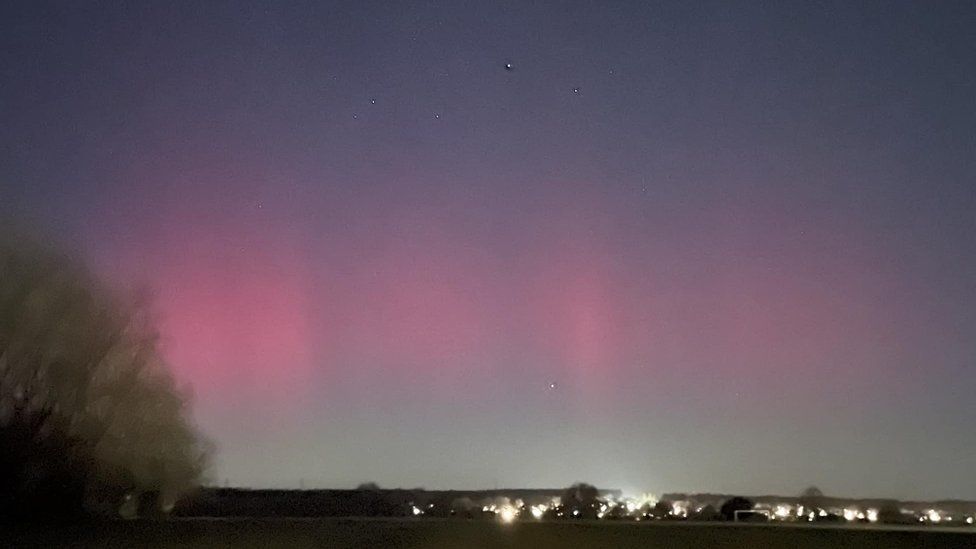 In Pictures Northern Lights In Southern England Caught On Camera BBC 