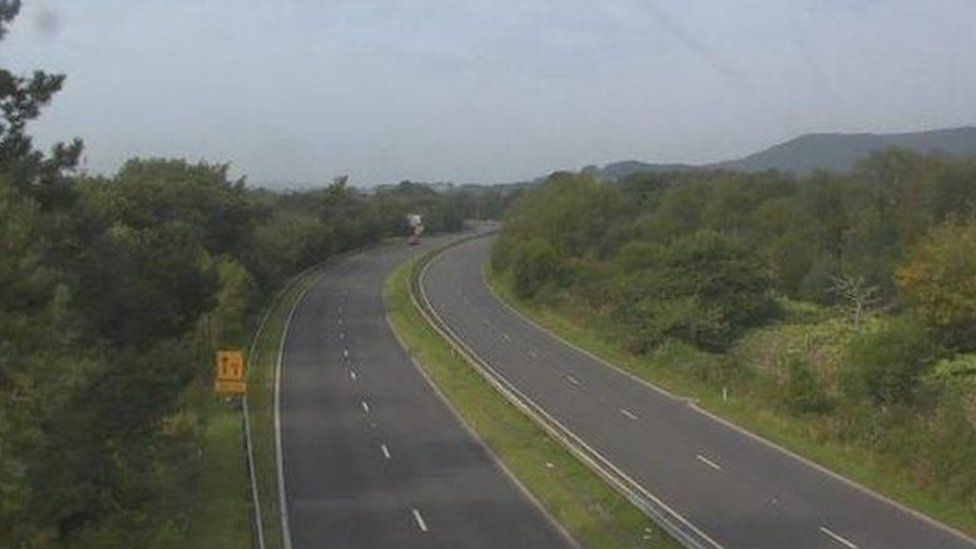 Man in hospital after being hit by car on A465 near Neath BBC News