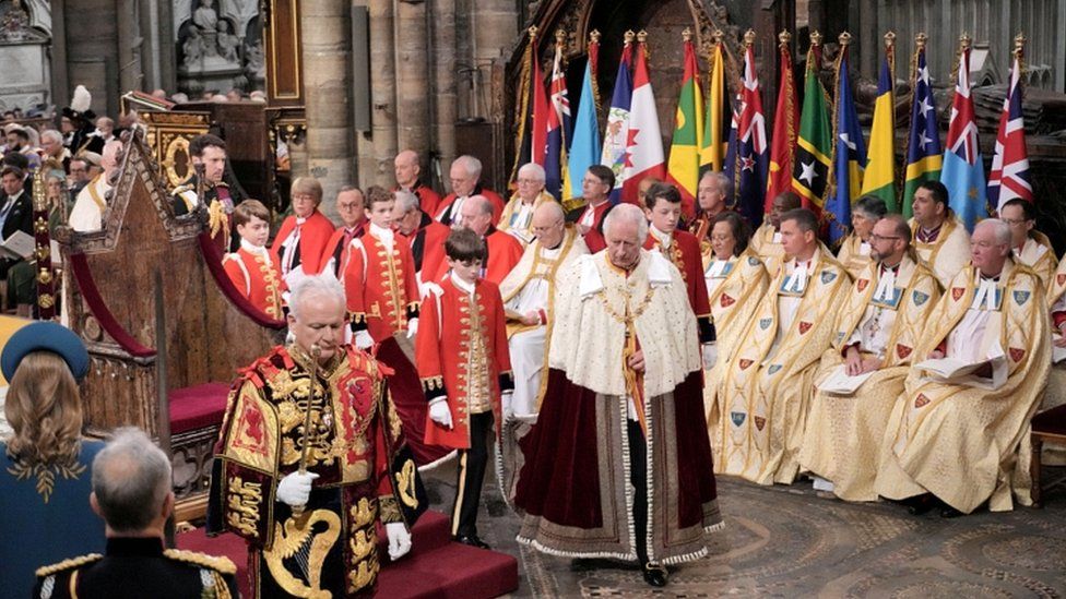 Coronation in Abbey