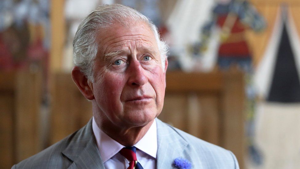 Charles at Tretower Castle in 2018