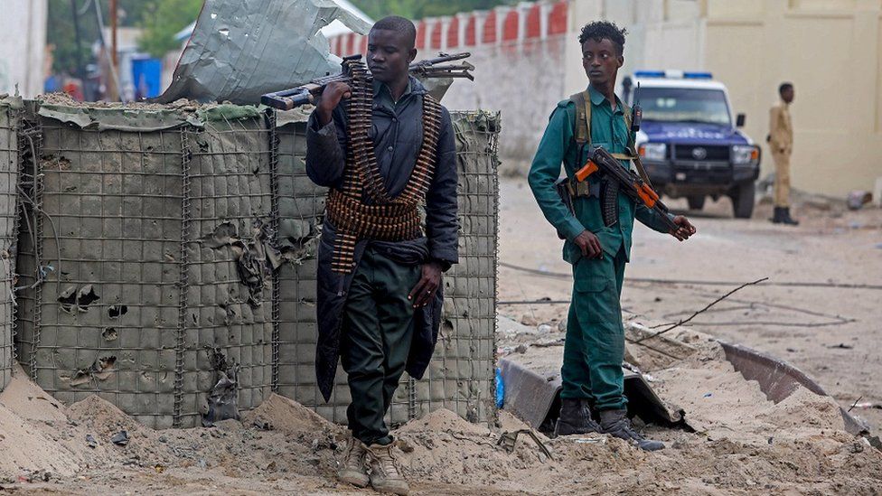 Somalia restaurant attack Six killed by alShabab BBC News