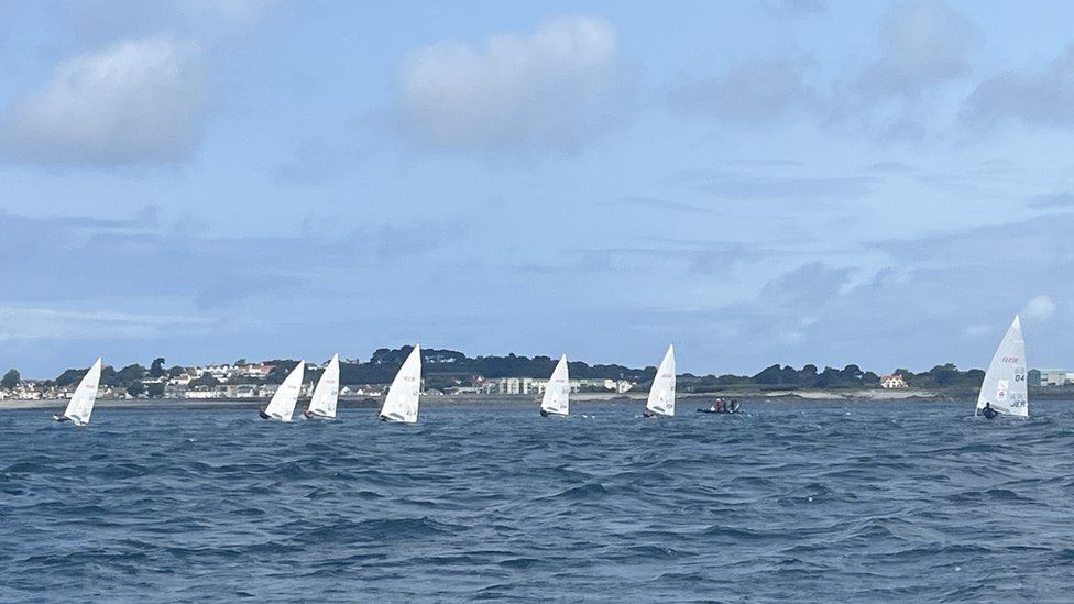 The sailing event at The Island Games 2023