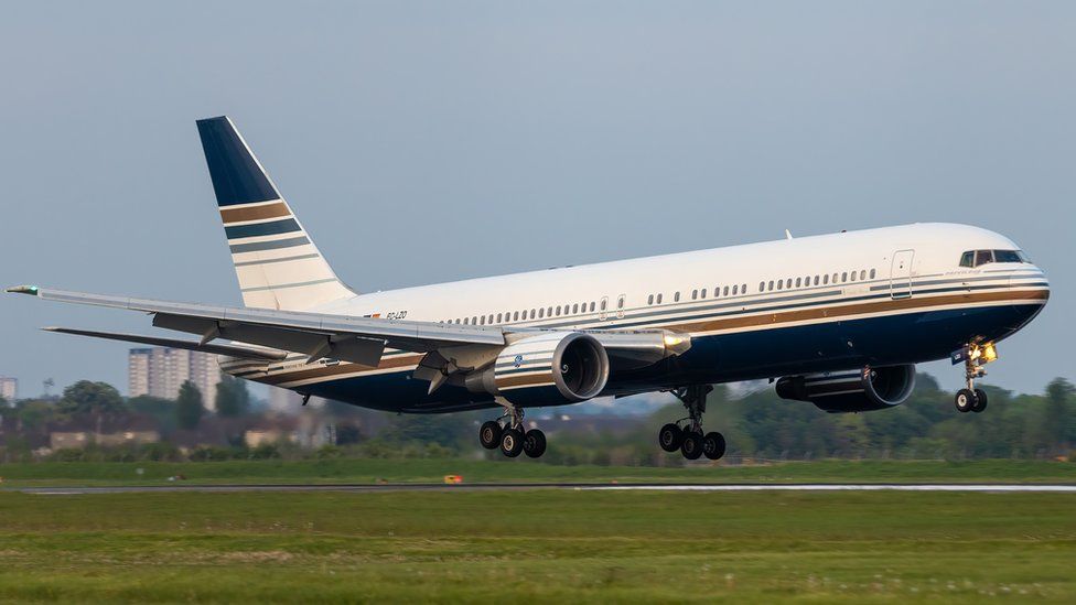 Boeing 767-35D/ER operated by airline Privileged Style