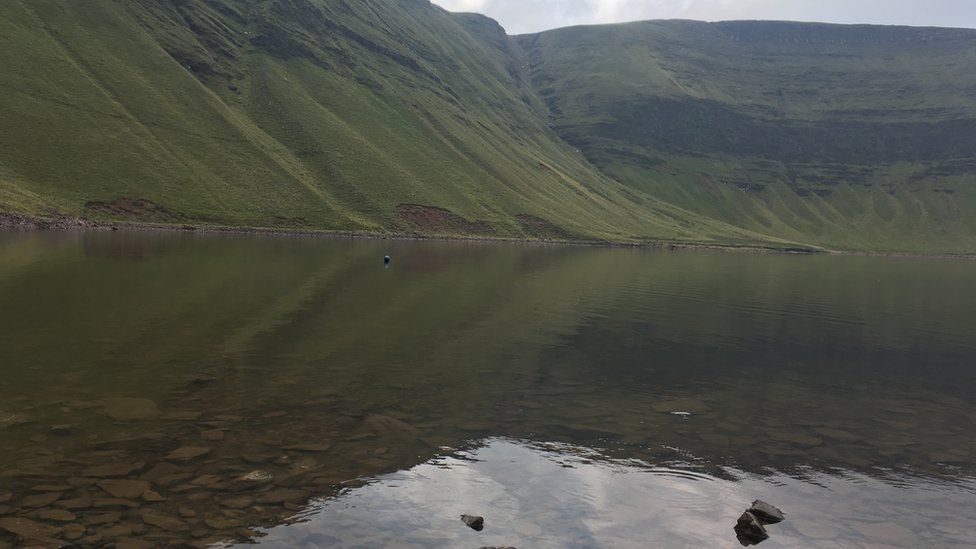 Llyn y Fan Fach in August 2020