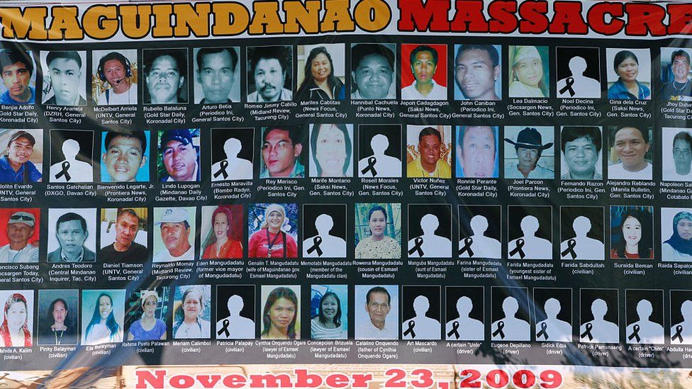 Maguindanao : Philippine family clan members guilty of massacre - BBC News